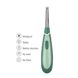 zufällige Farbe Elektronisches Feuerzeug Gasherde und -kocher von GZQ, batteriebetrieben grün