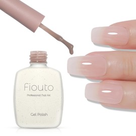 Fiouto Gel Nails, Magnetic Nails, Color Gel, Transparent Sheer, Color Gel, Good Color Shear, Gel Nails, Milkshake Sensation Sheer Gel Single Item, UV/LED Compatible (Milkshake Arca Gel 202)
