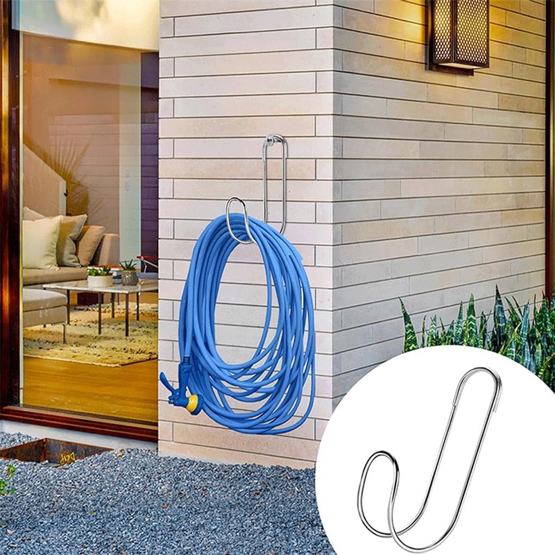 2pcs, Hose Hooks, Stainless Steel Hose Strong Durable Suitable for