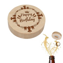 Wixelon Birthday Gifts for Women & Men, Bottle Opener, Dad & Mum Birthday Gifts, Wooden & Stainless Steel, 3187062031