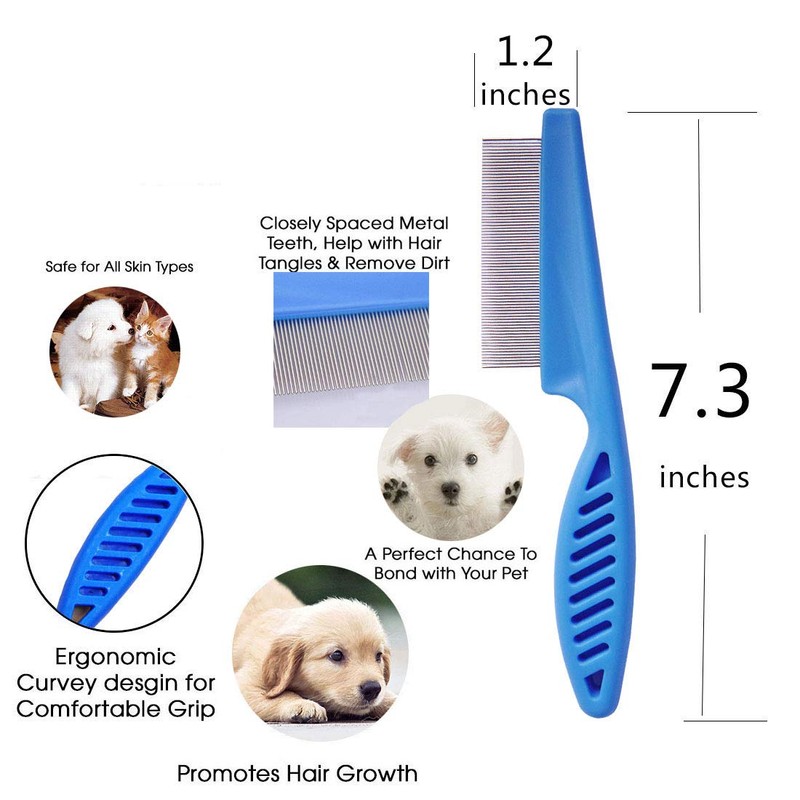 3 Pcs Pet Comb Tear Stain Remover Combs for Dogs,