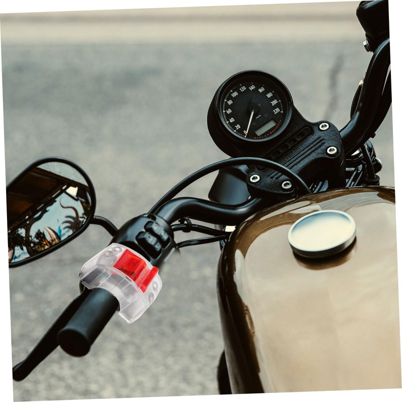 FELTECHELECTR Motorcycle Handlebar Switch Replacement Durable Push Button Control for