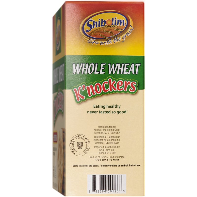 Shibolim Whole Wheat Crackers with Everything Seasoning, 6oz (2 Pack)