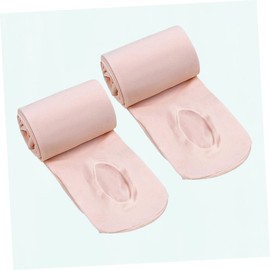 LABRIMP 2pairs Girls Ballet Tights Dance Stockings for Height Fit Soft Stretchy