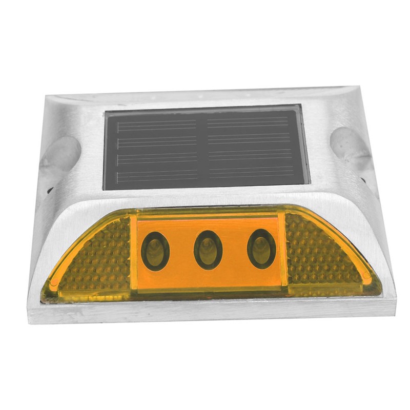 LED Solar Power Ground Marker Lights Waterproof Outdoor Driveway Road
