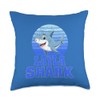 Layla Shark Family Reunion Squad First Last Name Throw Pillow