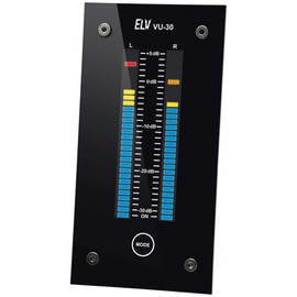 ELV Vu Meter VU 30 with Peak Hold Plus Front Panel, Complete Kit