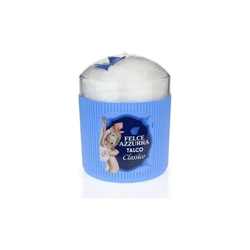 Talco Italiano Felce Azzurra Perfumado 250grms Aroma Clásico