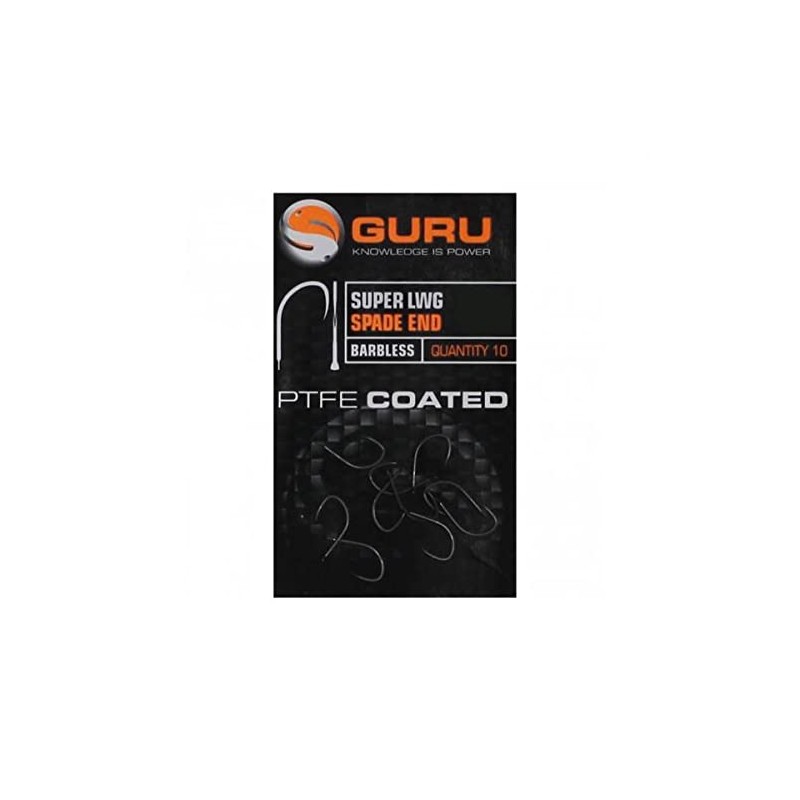 Guru Super LWG PTFE Coated Hooks 12