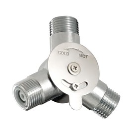 FSE 373-KR-16-402L, Thermostatic Mixing Valve with Built-In Check Valves, 1/2" NPS Male Inlet & Outlet, Locking Adjustment Knob, ASSE 1070 Approved for Electronic Sensor Faucets
