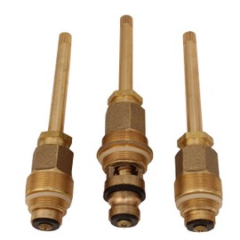 Repair Kit fits Gerber Tub and Shower Faucets, 3 Piece Set. For models 60, 80, 82, 100, 582, 642 and 800, 16 Point Broach - By plumb USA