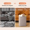 OIAHOMY Laundry Hamper, Laundry Basket，Rectangle Cotton Storage Basket with Handles,