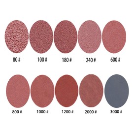 400 Pieces 2 Inch Sanding Discs, 80-3000 Grit Sandpaper with 1/4" Shank Backing Plate and Soft Foam Buffering Pad, for Drill Grinder Tool, Hook and Loop Sand Paper Assortment Pack