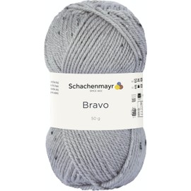 Schachenmayr Bravo 50 g Light Grey Tweed Hand-Knitting Yarn
