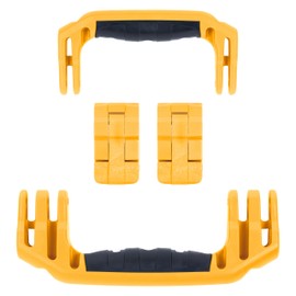 Pelican 1560 Replacement Handle & Latch Set by ColorCase - Yellow Handles & Double Throw Latches
