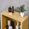 Bathroom Floor Cabinet Natural Bamboo Design