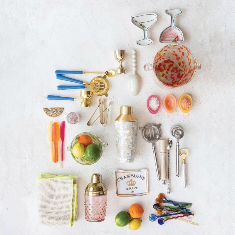 Creative Co-Op Antique Metal Lemon Slice Shaped Bottle Opener, Gold