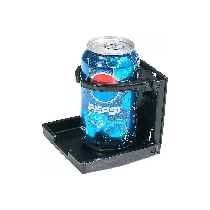 AMERICAN TECH BLACK EUROPEAN FOLD UP BEVERAGE DRINK CUP HOLDER