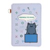 C.S Front Stationery Leather Pass Case 04 Cat PU Leather