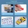 SCTCACR Cartoon car Model Assembly Building Blocks with Acrylic PVC