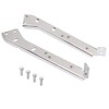HIYOYO Chrome Saddlebag Rail Support Bracket Left & Right Side