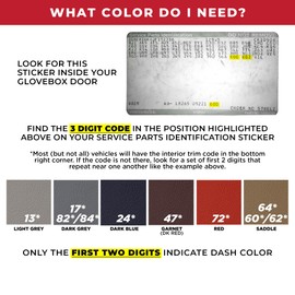 DashSkin Molded Plastic Dash Cover Compatible with 1988-1994 C1500 C2500 C3500 K1500 K2500 K3500 Silverado Sierra Tahoe Yukon Suburban in Black - Made in The USA