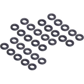 Audiofan O-Ring Fluorine Rubber Sealing Gasket Outer Diameter 0.3 x 0.2 inch (8 mm) Inner Diameter x 0.2 inch (4 mm) x Width 0.1 inch (2