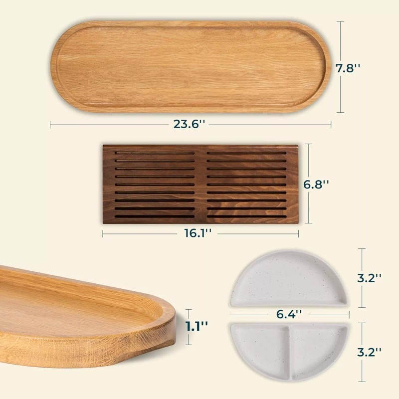 Ziruma Marvelous Bread Cutting Board and Serving Tray