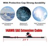 2 FT SAE Battery Connector, SAE to O Ring Terminal