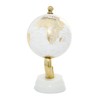 Deco 79 Aluminum Globe with Marble Base, 5" x 5"