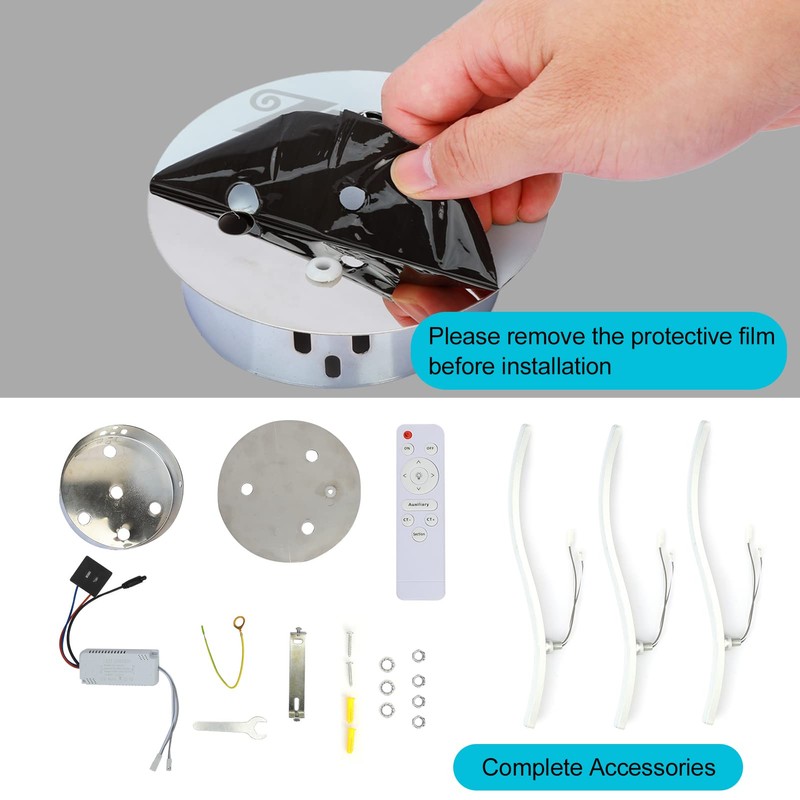 UDIYO LED Ceiling Light, 18 W Ceiling Light, 6000 K