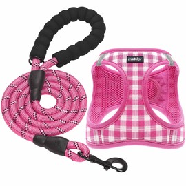 matilor Dog Harness Step-in Breathable Puppy Cat Dog Vest Harnesses for Small Medium Dogs