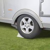 ProPlus Wheel Chock Plastic White with Holder
