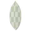 Light Sage Green Checkered Checkerboard Pattern Throw Pillow