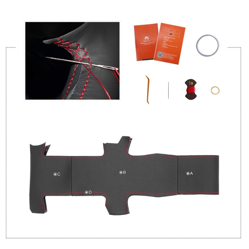 MEWANT Clio 3 Steering Wheel Cover 2005-2013 Steering Wheel Accessories