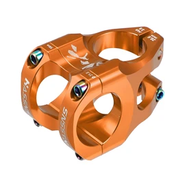 X AUTOHAUX CNC Aluminum Alloy 35mm Mountain Bike Stem for Most Bicycle Road Bike Mountain Bike Cycling Handlebar Accessories Orange