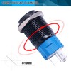 Twidec/19MM Raised Speaker Horn Momentary Push Button Switch 3/4" Mounting