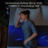 Grounding Mat for Bed, Earth Connected Grounding Mattress Cover Grounding