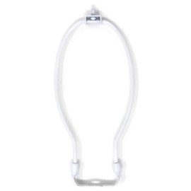 Urbanest 6" Heavy Duty Harp Fitter For Lamp Shades with Saddle, White