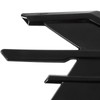 2Pcs/Set Car Side Cover Air Vent Trim Glossy Black Rubber