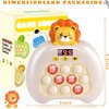 Generic Quick Push Toy with Lights and POP-UP Patterns. Electronic