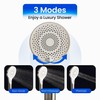 HERLUX High Pressure Shower Head with Stainless Hose & Adjustable