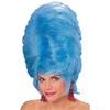 Blue Beehive Adult Wig