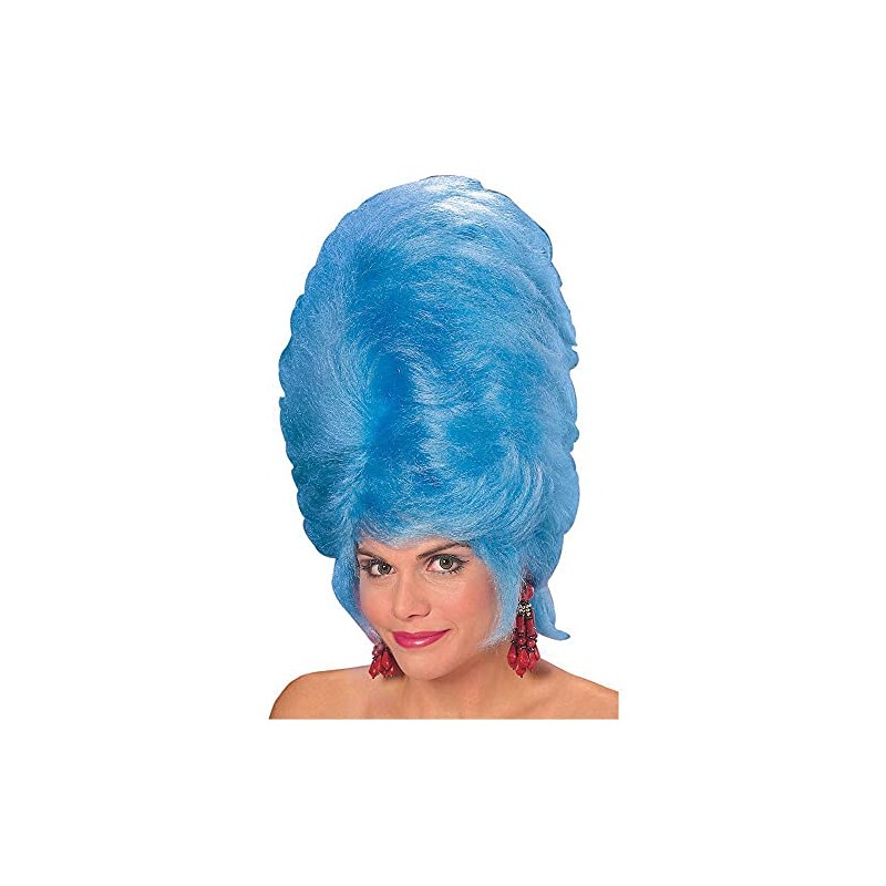 Blue Beehive Adult Wig