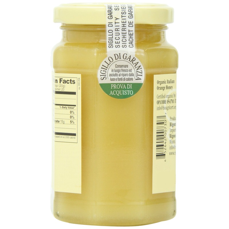 Rigoni Di Asiago Mielbio Italian Raw and Creamy Honey, Orange