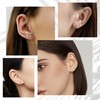 ASH'S CHOICE Women's 925 Silver Earrings, 6 Pairs of 925