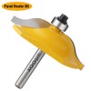 WSOOX 3 PCS Router Bit Set, Raised Panel Cabinet Door