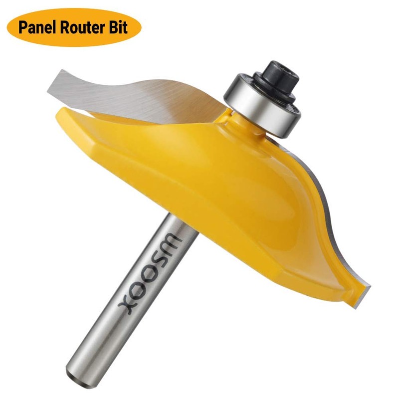 WSOOX 3 PCS Router Bit Set, Raised Panel Cabinet Door