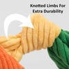 HuggleHounds Knotties Dog Toys for Large Dogs - Plush Dog