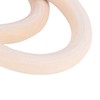 20Pcs Wood Baby Natural Teething Rings DIY Jewelry Circle Pendant